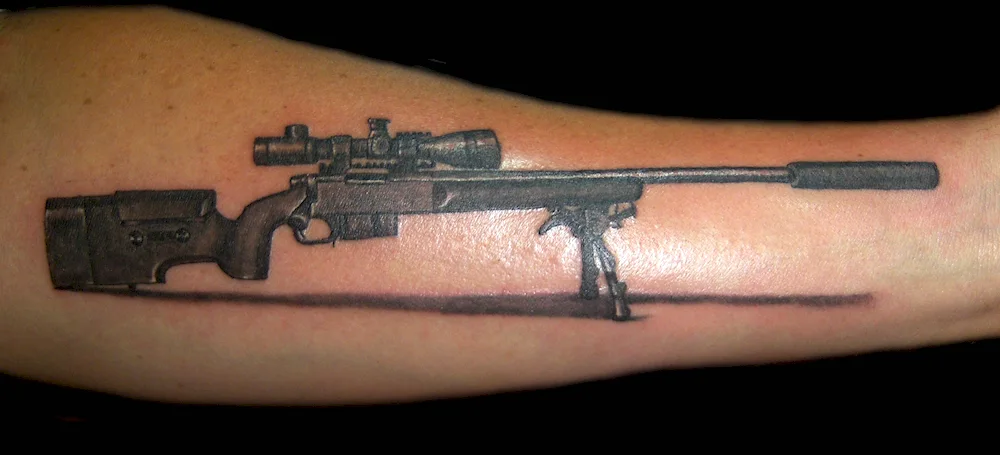 Sniper tattoos