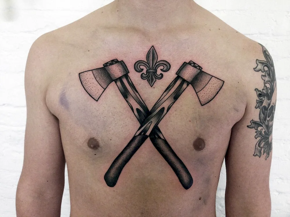 Tattoo cross