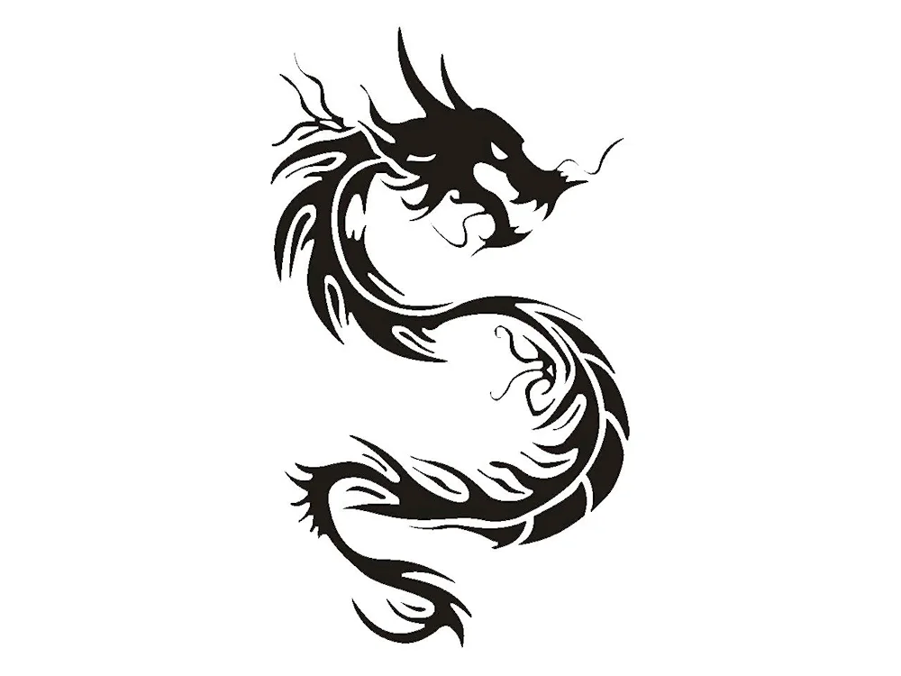 dragon tattoo on shoulder