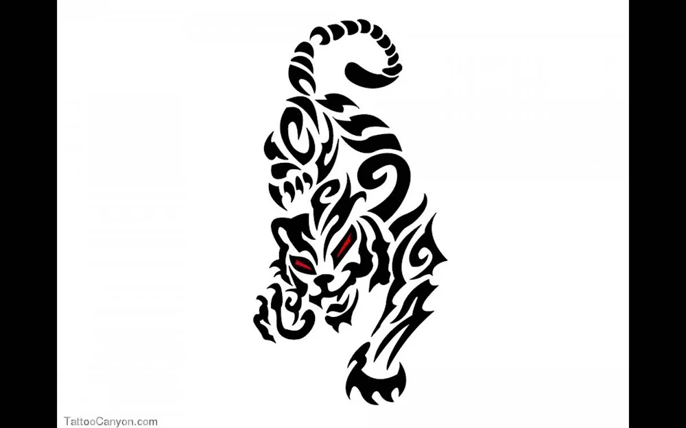 Tattoo tiger trayble