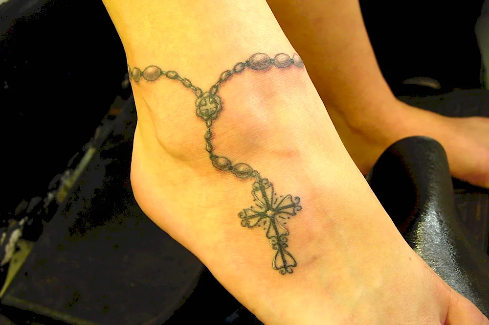 Ankle tattoo for girls