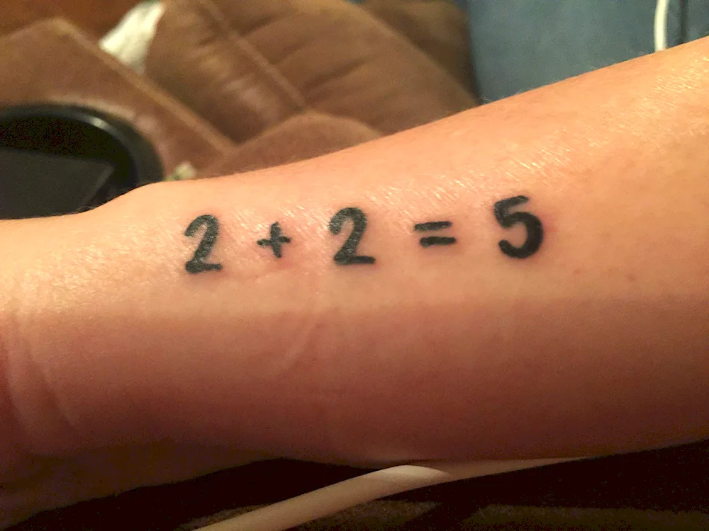 Numbers tattoo 13