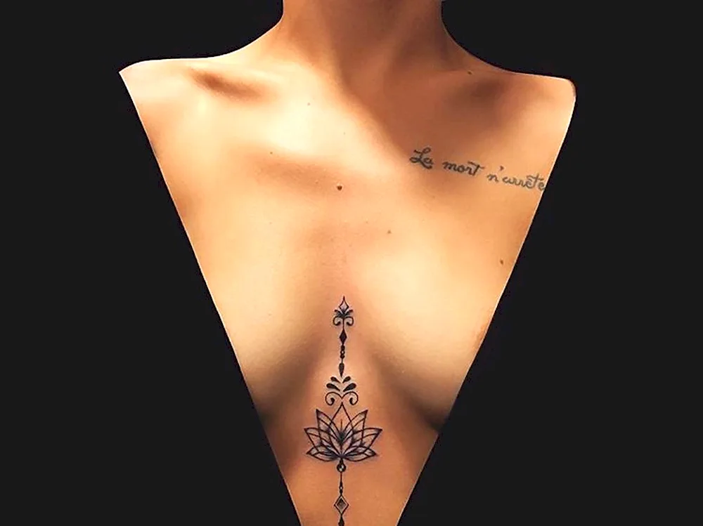 Tattoo under breast