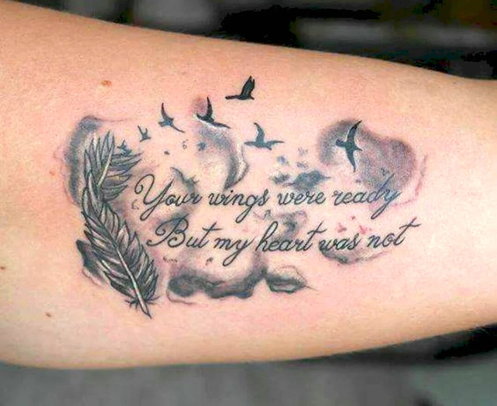 Tattoo in memory of loved one