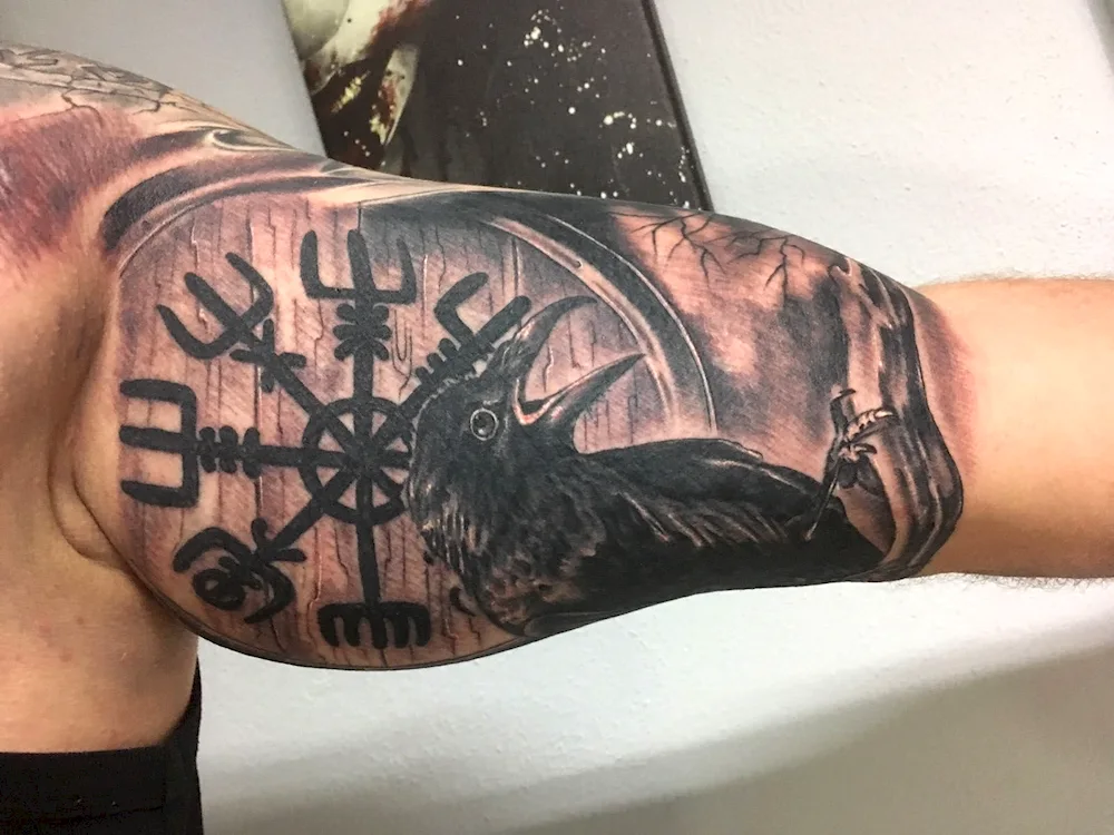 Slavic tattoo sleeve