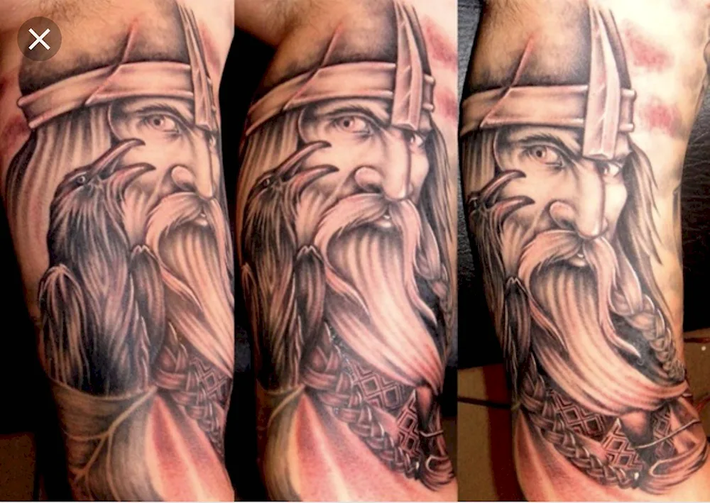 Viking drakar tattoo