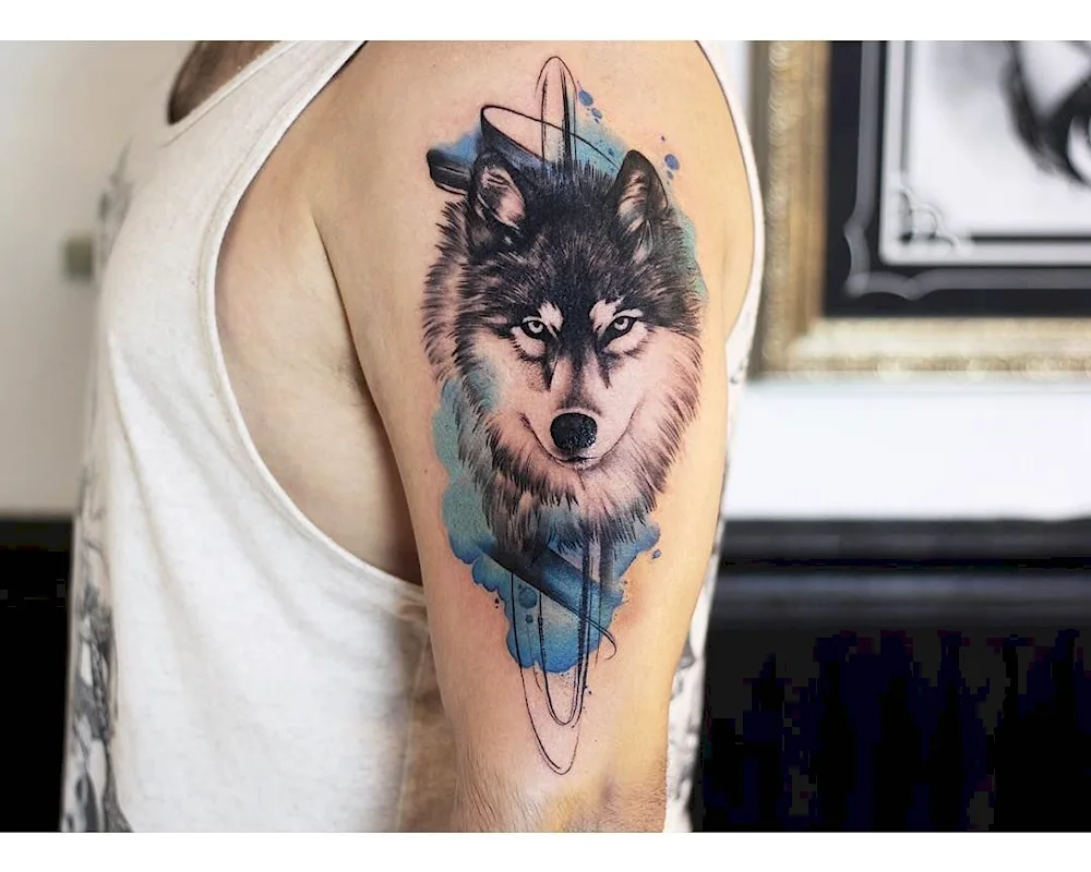 Wolf tattoo wolf