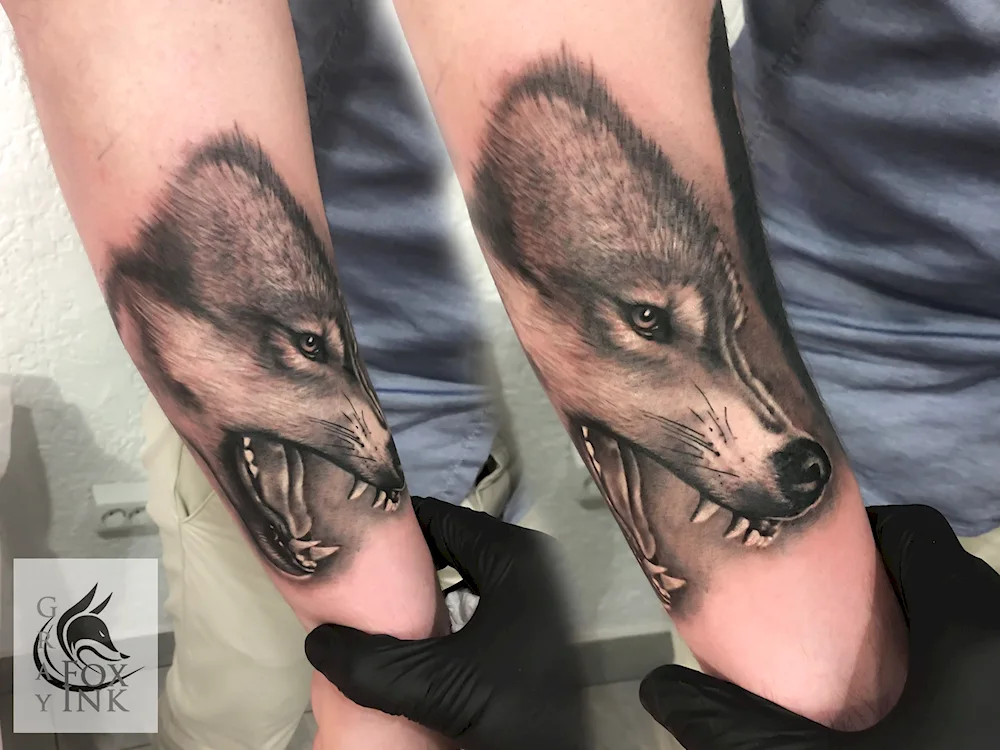 Wolf tattoo