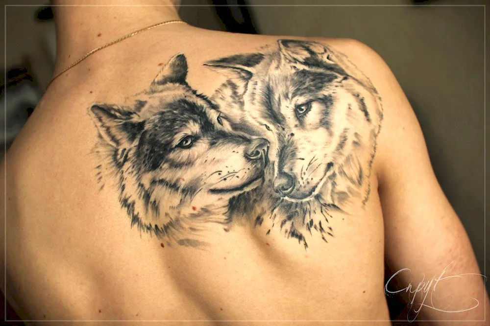 Wolf Wolf Wolf tattoo