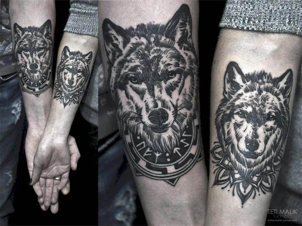 Wolf tattoo