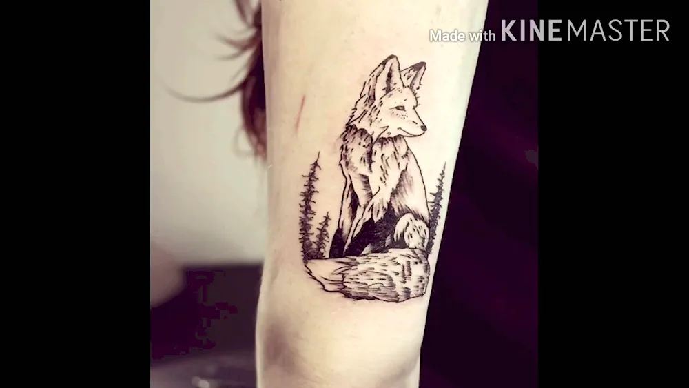 Wolf tattoo