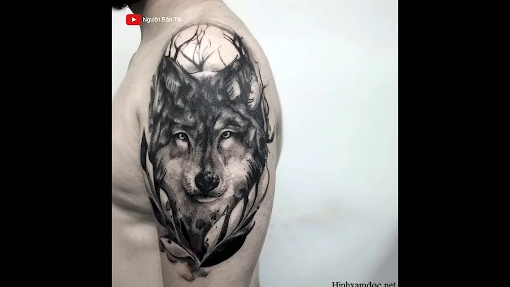 Wolf tattoo