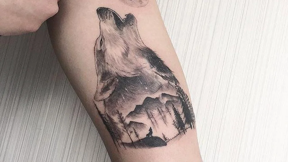 Wolf tattoo