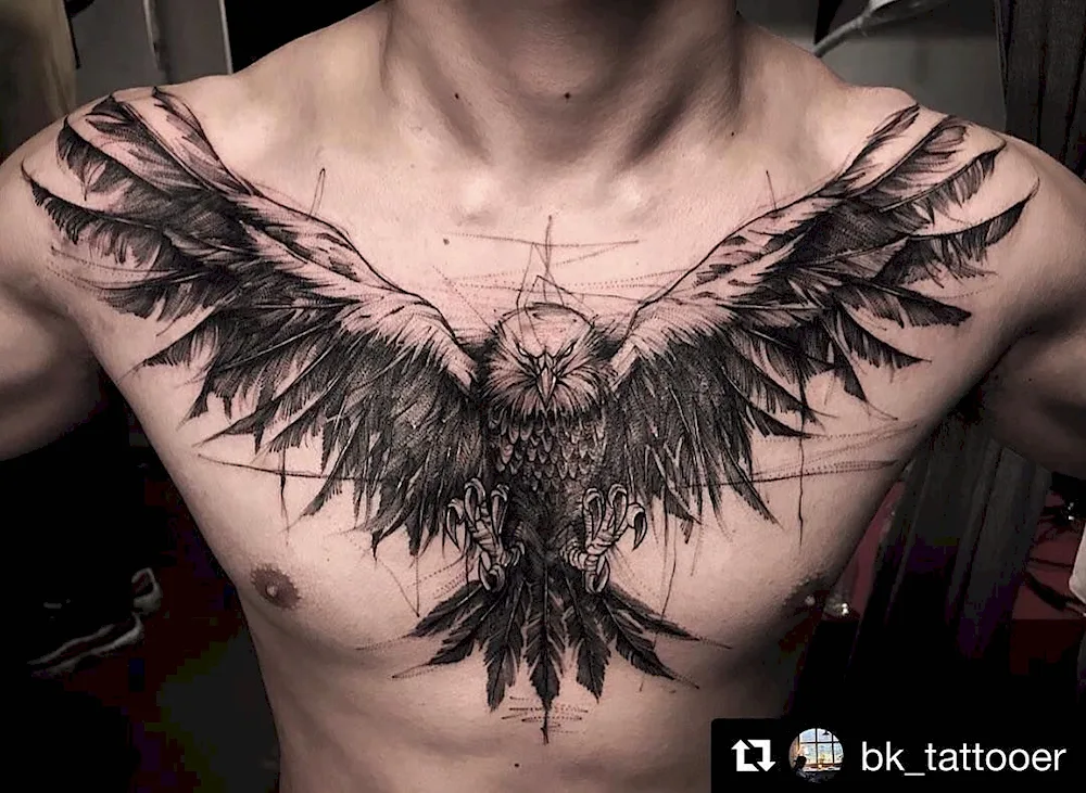 Chest Tattoo for Men