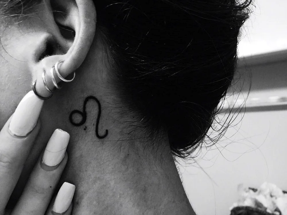 Girl ear tattoos