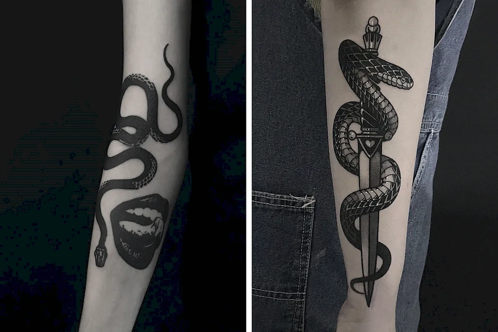 Snake tattoo