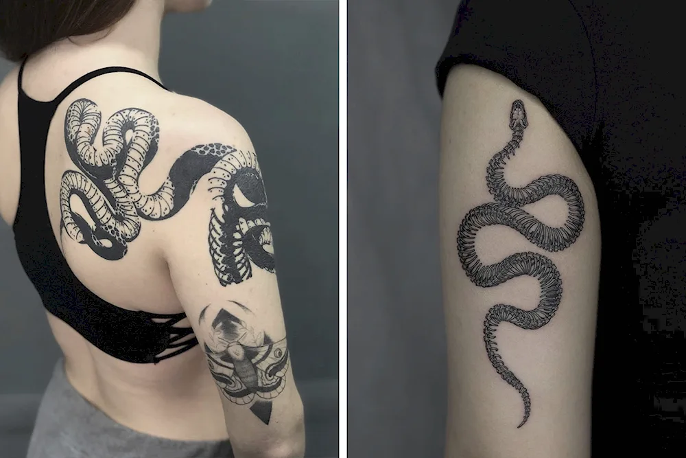 Snake tattoo