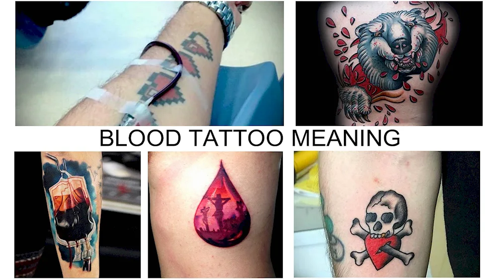 Blood type tattoo