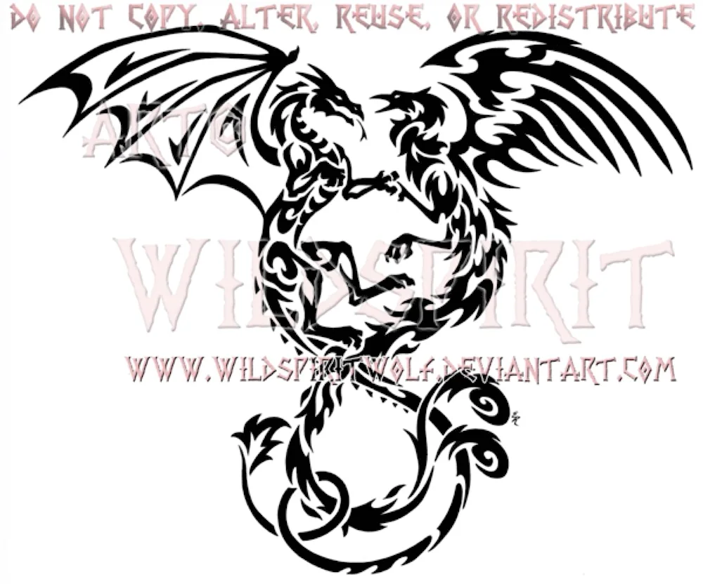 Celtic Dragon Tattoo