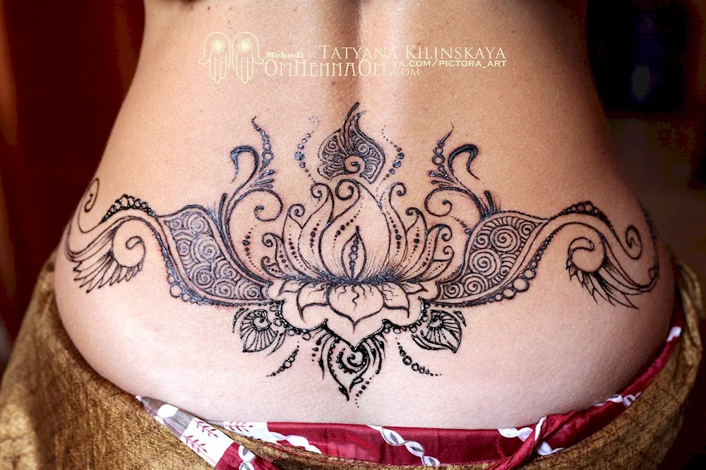 Tattoo on belly