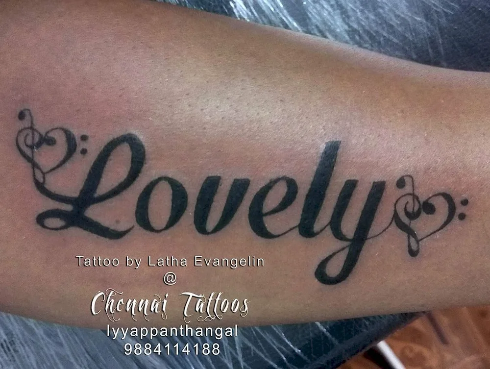 Tattoo with name