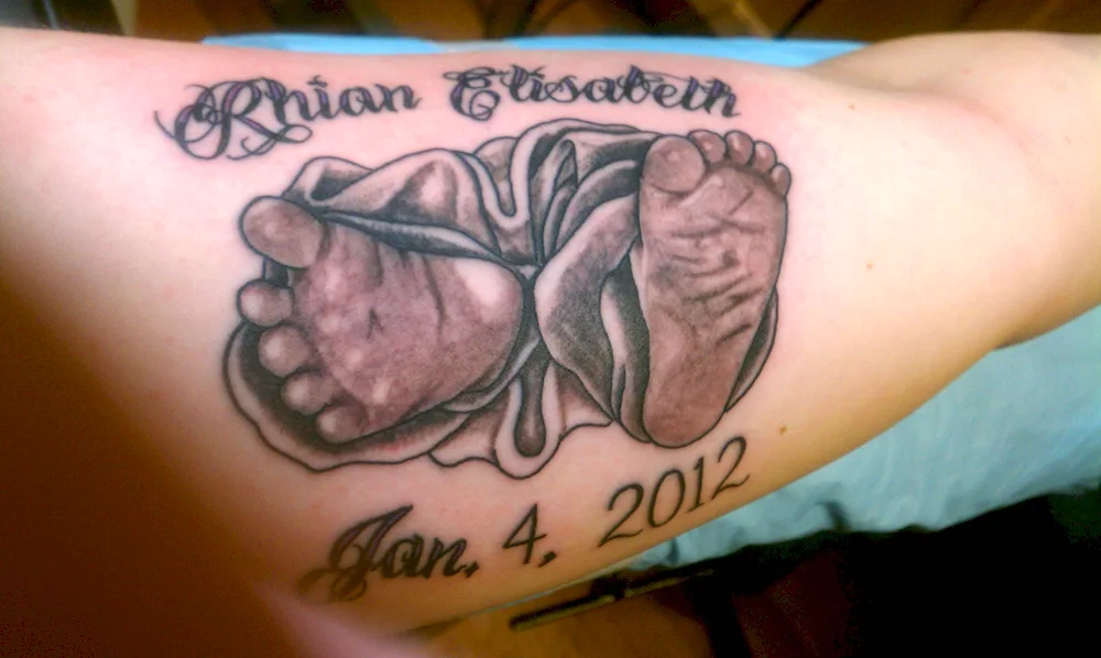 Tattoo in memory of father