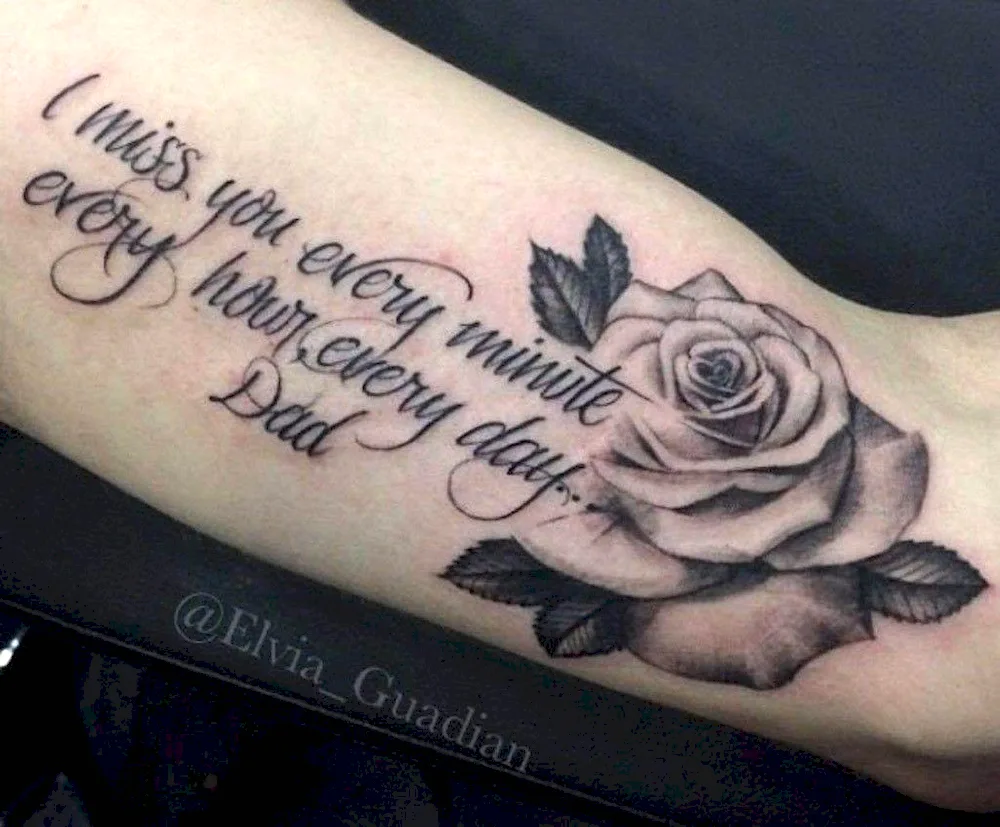 Tattoo in memory of pen