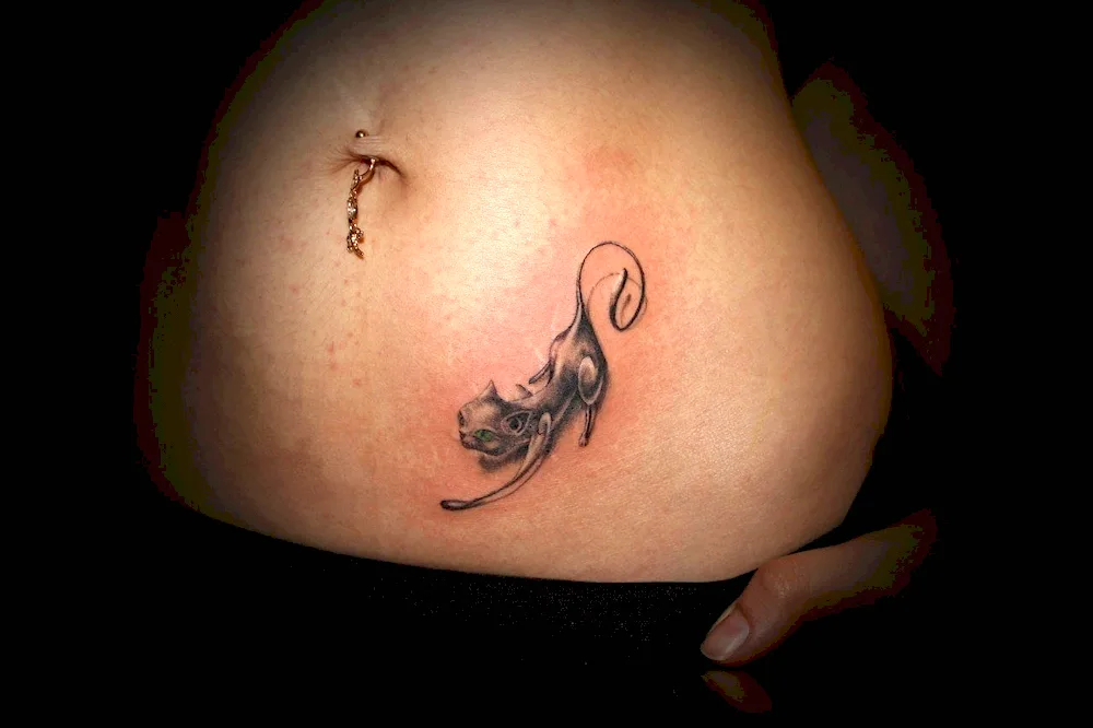 Belly tattoo