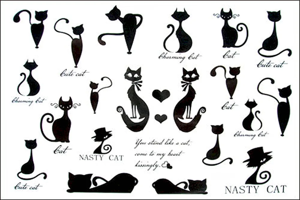 Cat tattoos for girls cat designs