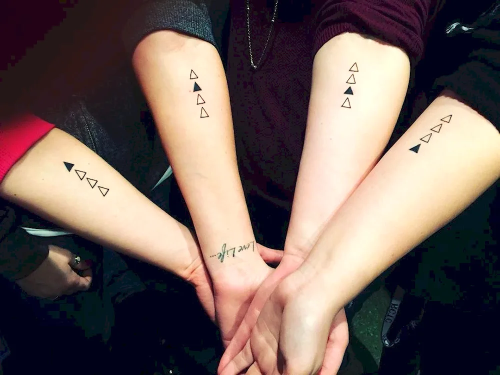 E paired tattoos