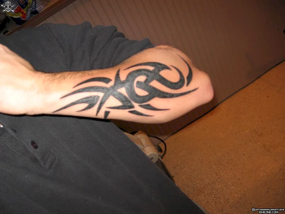 Celtic runes tattoo armour Vikings shoulder