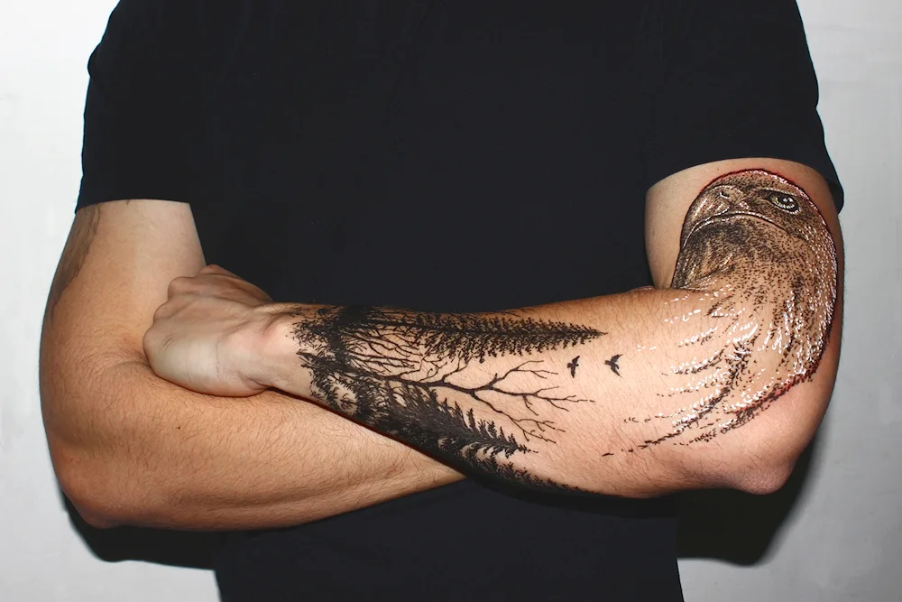 Men's arm tattoos