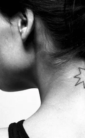 Neck tattoos for girls