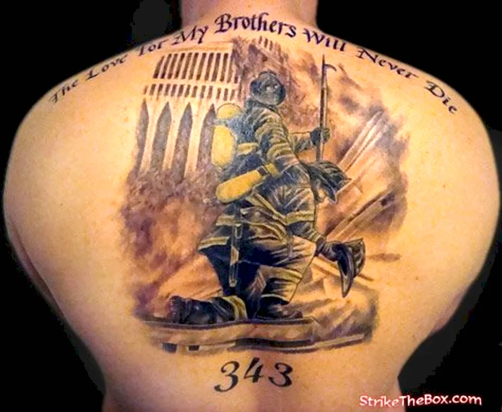 Firefighter tattoo