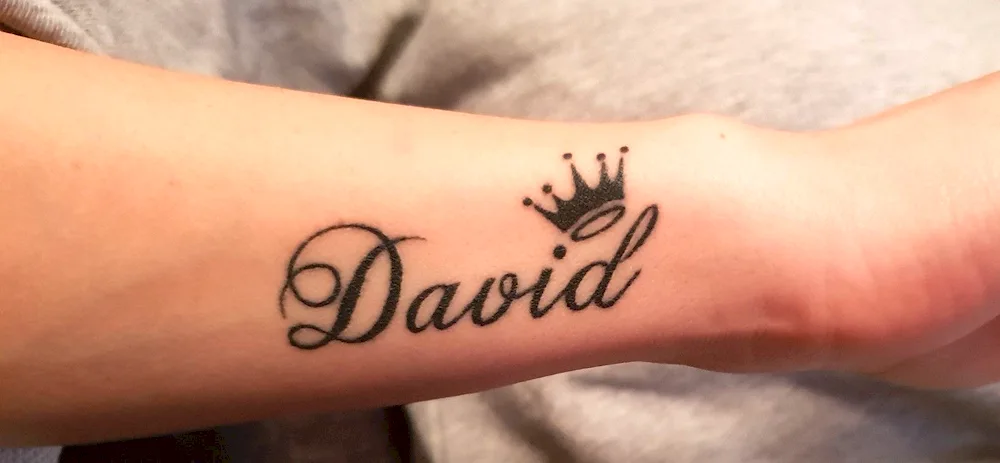 Tattoo with name