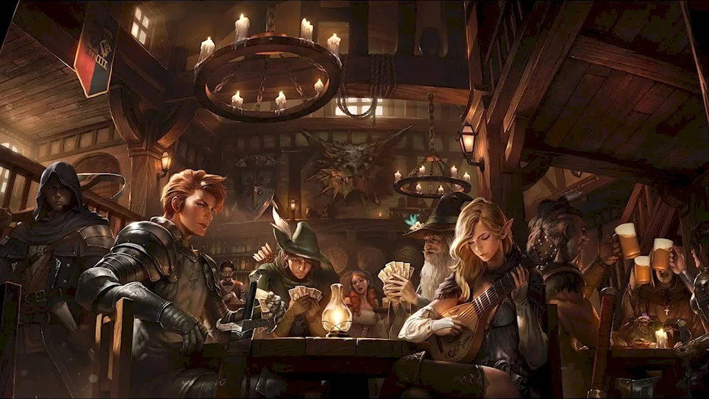 Taverna art tavern fantasy art