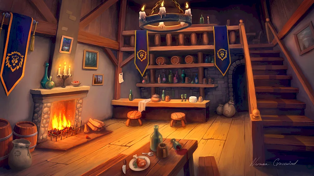Diluk's tavern background
