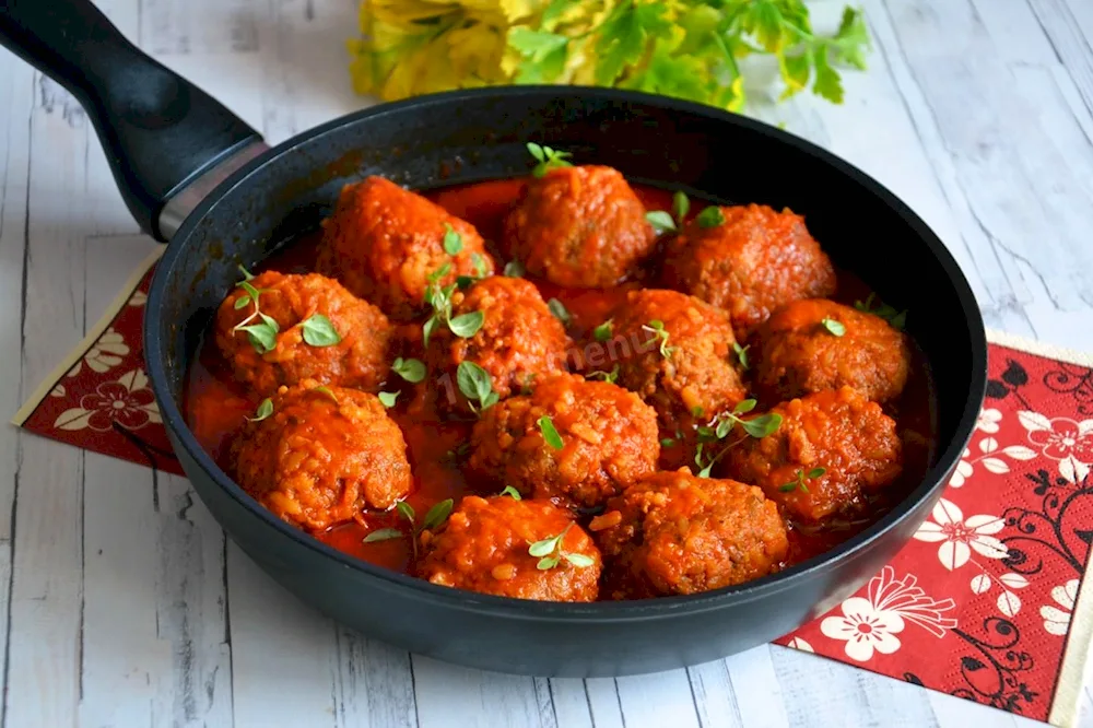 Hedgehog meatballs