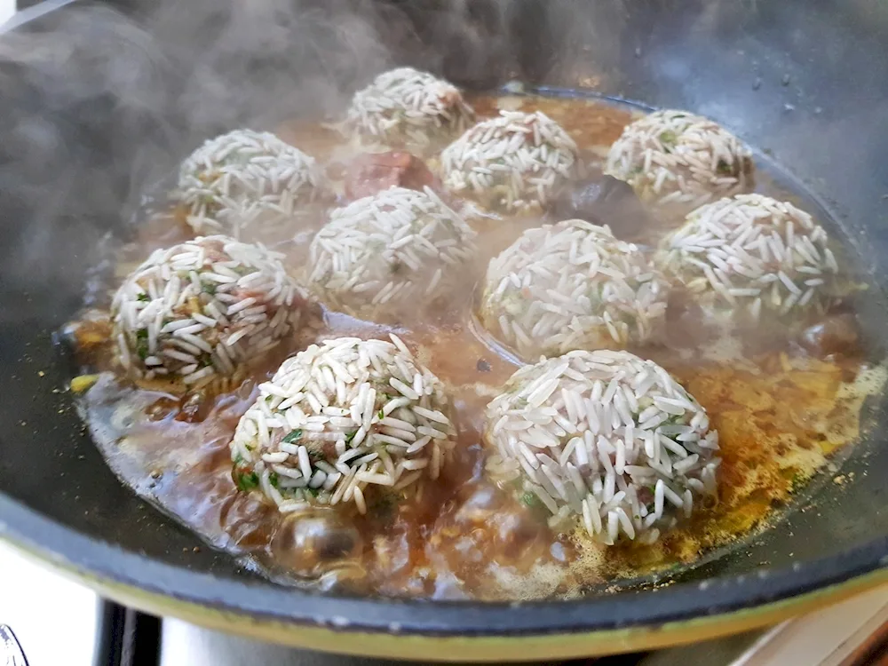 Hedgehog meatballs