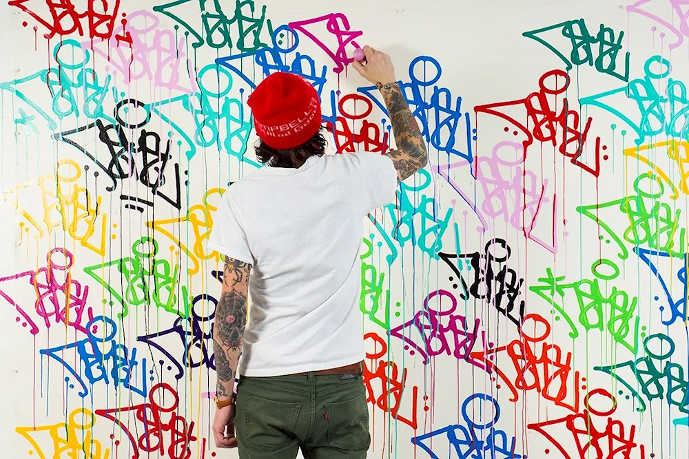 Graffiti on walls