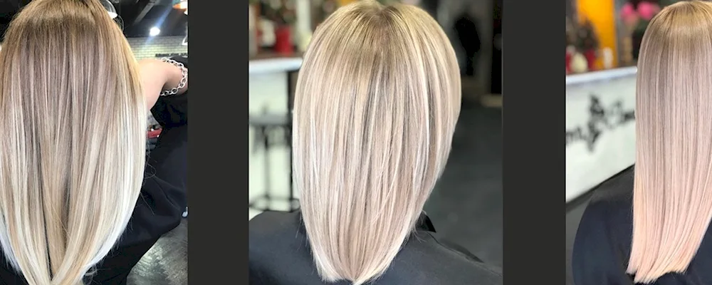 AIRTOUCH colouring for blonde hair