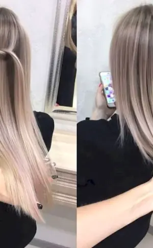 AIR touch blond technique