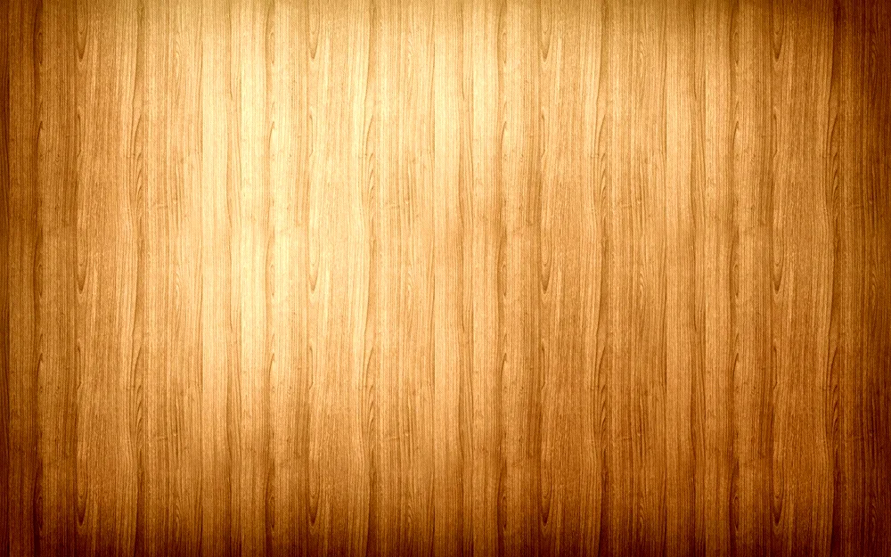 Wooden desk top view