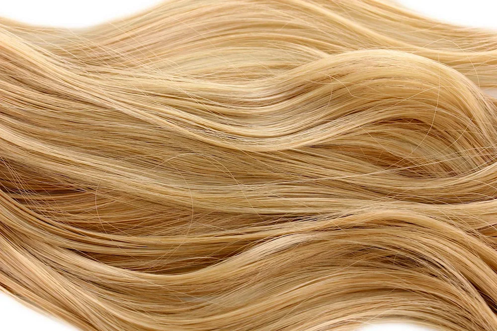 Blonde hair