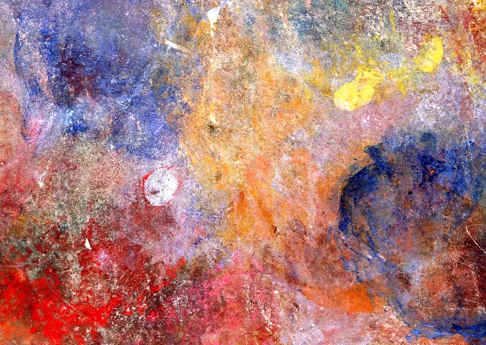 Alexander Zhilyaev painting with acrylics