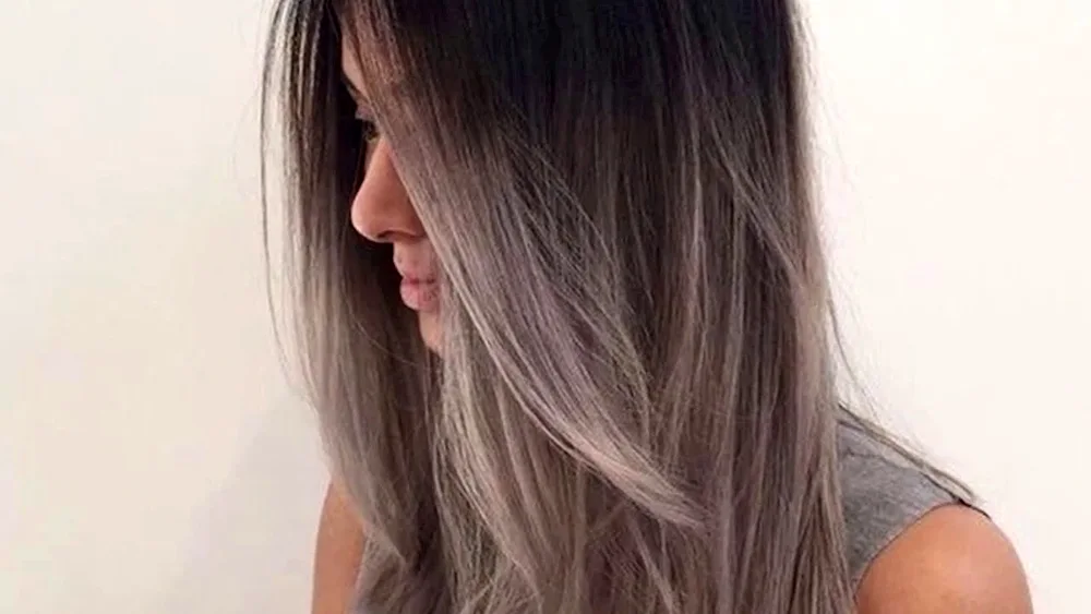 Dark ashy blonde hair