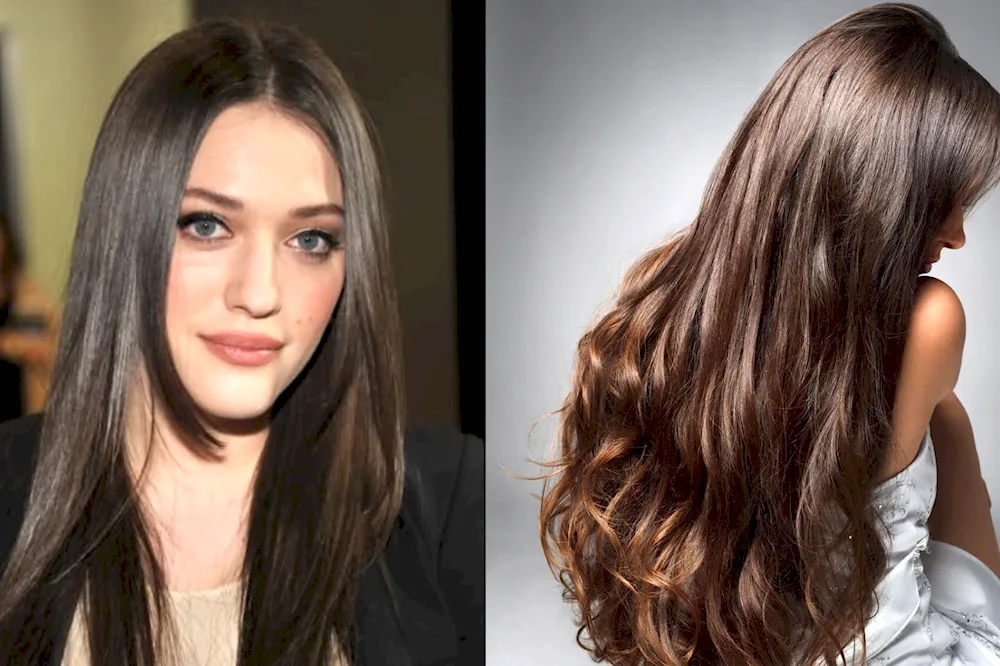 Dark russet hair shades