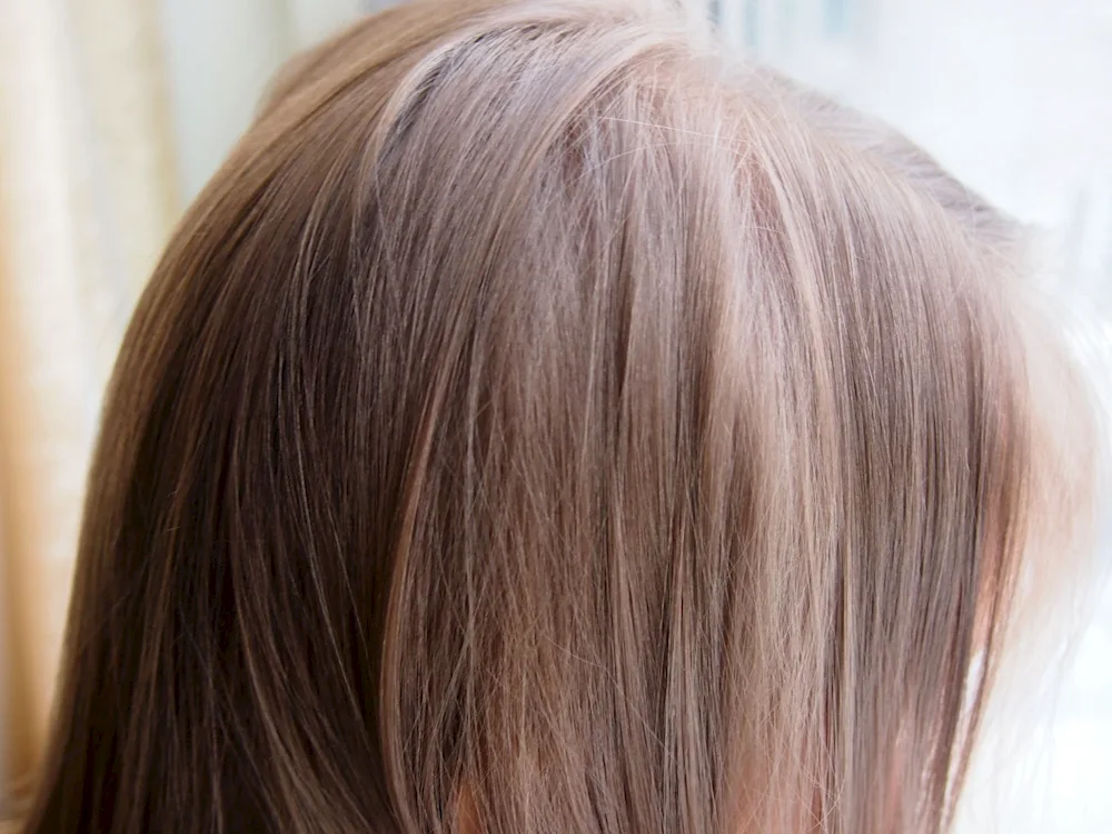 Dark blonde ashy pearly