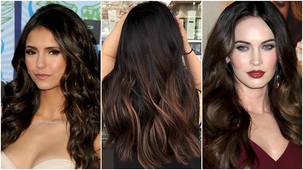 Dark hair shades