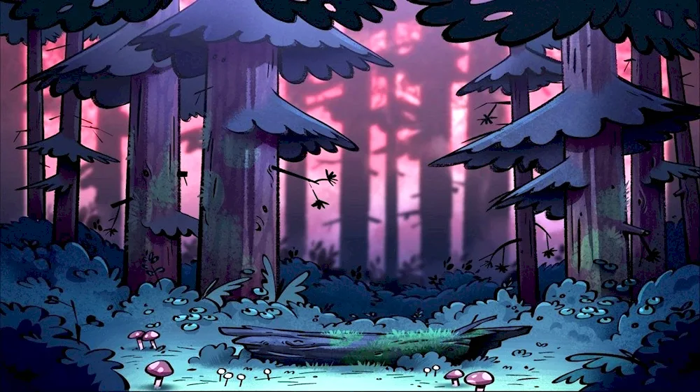 Gravity Falls Dark Forest